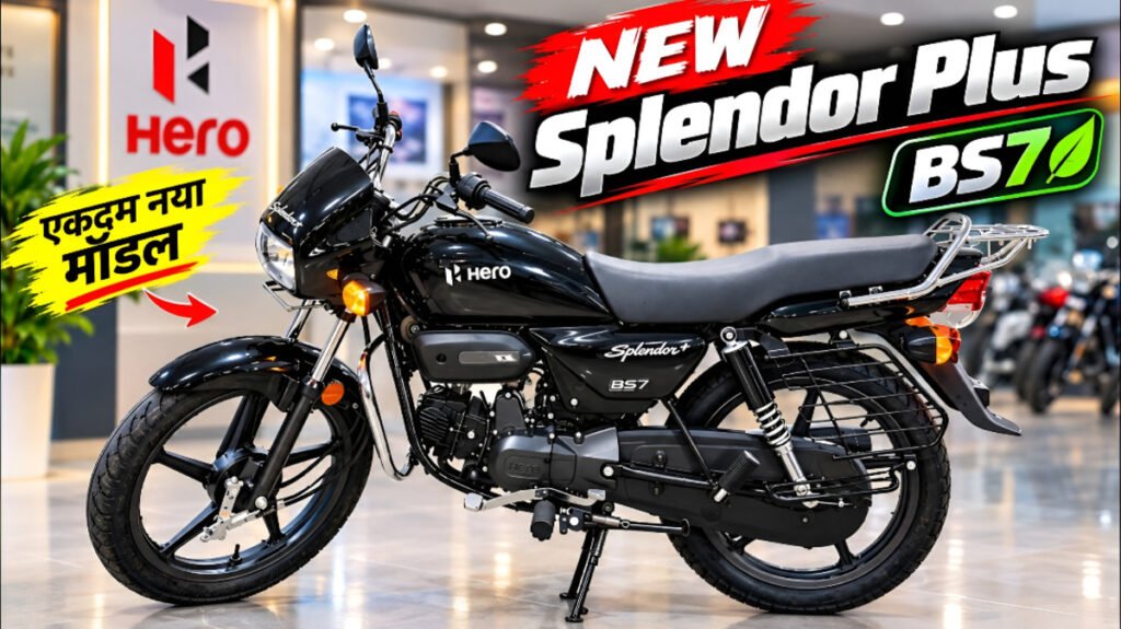 New 2027 Hero Splendor Plus Bs7